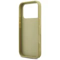Калъф за iPhone 17 Pro - Guess - Fixed Glitter Big 4G (GUHCP17LHG4SGD) - Златист