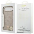 Калъф за iPhone 17 Air - Guess - Hardcase 4G Triangle Logo MagSafe (GUHMP17MP4GTDGMP) - Розов