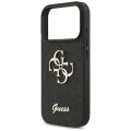 Калъф за iPhone 17 Pro Max - Guess - Fixed Glitter Big 4G (GUHCP17XHG4SGK) - Черен