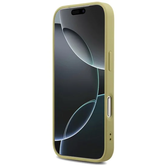 Калъф за iPhone 17 Pro Max - Guess - Fixed Glitter Big 4G (GUHCP17XHG4SGD) - Златист