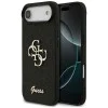 Калъф за iPhone 17 Air - Guess - Fixed Glitter Big 4G (GUHCP17MHG4SGK) - Черен