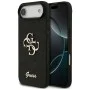 Калъф за iPhone 17 Air - Guess - Fixed Glitter Big 4G (GUHCP17MHG4SGK) - Черен