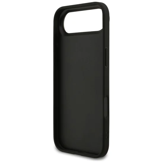 Калъф за iPhone 17 Air - Guess - Fixed Glitter Big 4G (GUHCP17MHG4SGK) - Черен