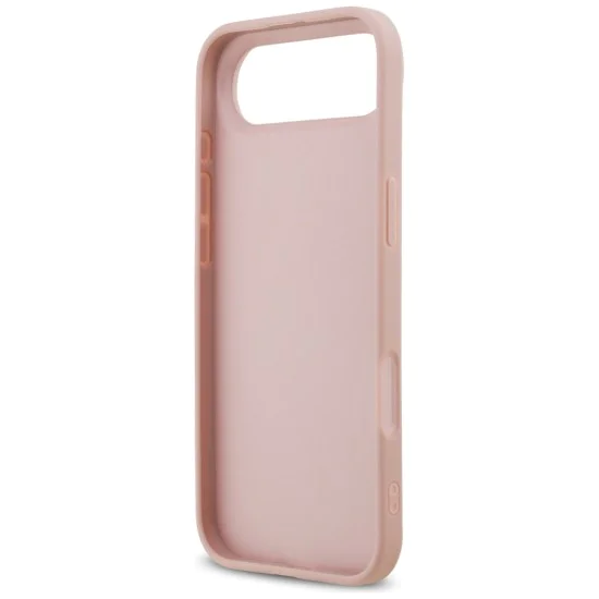 Калъф за iPhone 17 Air - Guess - Fixed Glitter Big 4G (GUHCP17MHG4SGP) - Розов