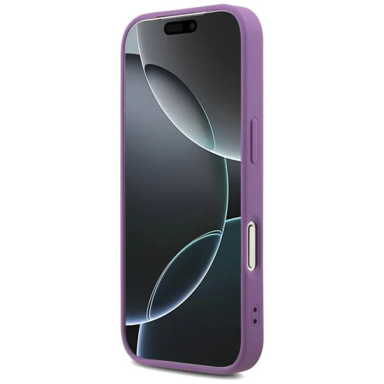 Калъф за iPhone 17 Pro - Guess - Fixed Glitter Big 4G (GUHCP17LHG4SGL) - Люляк - Лилав