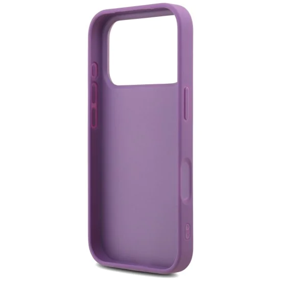 Калъф за iPhone 17 Pro - Guess - Fixed Glitter Big 4G (GUHCP17LHG4SGL) - Люляк - Лилав