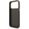 Калъф за iPhone 17 Pro Max - Guess - Hardcase 4G Triangle Logo MagSafe (GUHMP17XP4GTDGMW) - Кафяв