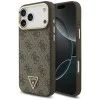 Калъф за iPhone 17 Pro Max - Guess - Hardcase 4G Triangle Logo MagSafe (GUHMP17XP4GTDGMW) - Кафяв