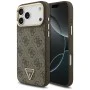 Калъф за iPhone 17 Pro Max - Guess - Hardcase 4G Triangle Logo MagSafe (GUHMP17XP4GTDGMW) - Кафяв