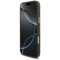 Калъф за iPhone 17 Pro - Guess - Hardcase 4G Triangle Logo MagSafe (GUHMP17LP4GTDGMW) - Кафяв