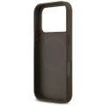 Калъф за iPhone 17 Pro - Guess - Кожен 4G Triangle Strass MagSafe (GUHMP17LP4TDPLW) - Кафяв