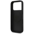 Калъф за iPhone 17 Pro Max - Guess - Кожен 4G Triangle Strass MagSafe (GUHMP17XP4TDPLK) - Черен