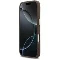 Калъф за iPhone 17 - Guess - Hardcase 4G Triangle Logo MagSafe (GUHMP17SP4GTDGMW) - Кафяв
