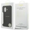 Калъф за iPhone 17 - Guess - Saffiano Classic Logo MagSafe (GUHMP17SPSAHMCK) - Черен