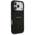 Калъф за iPhone 17 Pro - Guess - Saffiano Classic Logo MagSafe (GUHMP17LPSAHMCK) - Черен