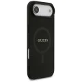 Калъф за iPhone 17 Air - Guess - Saffiano Classic Logo MagSafe (GUHMP17MPSAHMCK) - Черен