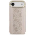 Калъф за iPhone 17 Air - Guess - Hardcase 4G Stripe MagSafe (GUHMP17MPG4SEMCP) - Розов