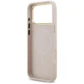 Калъф за iPhone 17 Pro Max - Guess - Hardcase 4G Stripe MagSafe (GUHMP17XPG4SEMCP) - Розов