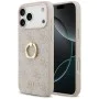 Калъф за iPhone 17 Pro Max - Guess - Hardcase 4G с пръстен-стойка (GUHCP17X4GMRBR) - Кафяв