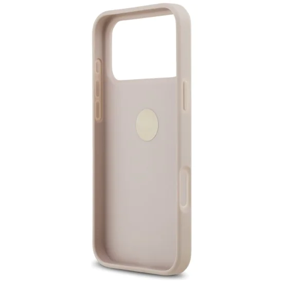 Калъф за iPhone 17 Pro Max - Guess - Hardcase 4G с пръстен-стойка (GUHCP17X4GMRBR) - Кафяв
