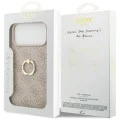 Калъф за iPhone 17 Pro Max - Guess - Hardcase 4G с пръстен-стойка (GUHCP17X4GMRBR) - Кафяв