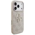 Калъф за iPhone 17 Pro - Guess - Hardcase 4G Classic Logo с каишка (GUHCP17LP4GMGSP) - Розов