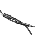 Acefast - Адаптер за аудио кабел (C1-06) - Lightning към Jack 3.5 мм мъжки, Apple Hi-Fi, Plug & Play, MFi сертифициран, 1.2 м - Черен