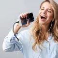 Acefast - Адаптер за аудио кабел (C1-05) - Lightning към Jack 3.5 мм женски, Apple Hi-Fi, декодиране на HD музика, MFi, 0.18 м - Черен