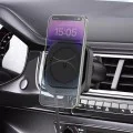 Acefast - Държач за кола с безжично зареждане (D32) - за iPhone, MagSafe, прибиращ се кабел, за вентилационен отвор, USB-C, 85 см - Черен
