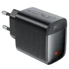 Acefast - Зарядно за стена (A112) - Бързо зареждане, GaN технология, Type-C, 45W, 3A, Smart Chip - Черно