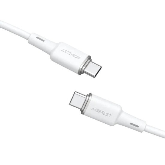 Acefast - Кабел за данни (C2-03) - Type-C към Type-C, 60W, 3A, Бързо зареждане, 1.2 м - Черен