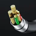 Acefast - Кабел за данни (C3-03) - USB към Type-C, 60W, 3A, Бързо зареждане, 1.2 м - Черен