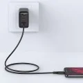 Acefast - Кабел за данни (C3-09) - USB към Micro-USB, 2.4A, 480Mbps, 1.2 м - Черен