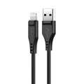 Acefast - Кабел за данни (C3-02) - USB към Lightning, 2.4A, 480Mbps, MFi сертификация, 1.2 м - Черен