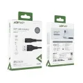 Acefast - Кабел за данни (C3-02) - USB към Lightning, 2.4A, 480Mbps, MFi сертификация, 1.2 м - Черен