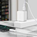Acefast - Кабел за данни (C2-04) - USB към Type-C, бързо зареждане, 3A, 1.2 м - Черен