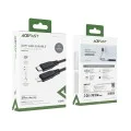 Acefast - Кабел за данни (C3-01) - Type-C към Lightning, 30W, 3A, Бързо зареждане, 1.2 м - Черен