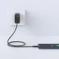 Acefast - Кабел за данни (C3-01) - Type-C към Lightning, 30W, 3A, Бързо зареждане, 1.2 м - Черен