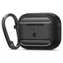 Калъф за Apple AirPods Pro 3 – Spigen Rugged Armor – Матово черен