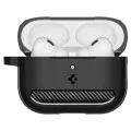 Калъф за Apple AirPods Pro 3 – Spigen Rugged Armor – Матово черен