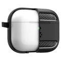 Калъф за Apple AirPods Pro 3 – Spigen Rugged Armor – Матово черен