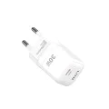 Lito - Зарядно за стена (LC11) - Изход тип C, PD30W, GaN, Защита в реално време, EU щепсел - Бяло