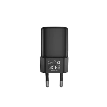 Зарядно - Lito - (LC11) - Тип-C изход, PD30W, GaN, защита в реално време, ЕС щепсел - Черен