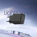 Зарядно - Lito - (LC17T) - с включен кабел Type-C, изход Type-C, PD30W, GaN, PC Fireproof, EU щепсел - Черен