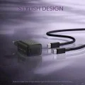 Зарядно - Lito - (LC17T) - с включен кабел Type-C, изход Type-C, PD30W, GaN, PC Fireproof, EU щепсел - Черен