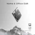Зарядно - Lito - (LC15T) - с включен кабел Type-C, Type-C, USB изход, PD20W, GaN, PC Fireproof, EU Plug - Черен