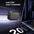 Зарядно - Lito - (LC13) - Type-C, PD20W, GaN, PC Fireproof, EU Plug - Черен