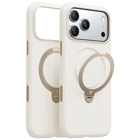 Калъф за iPhone 17 Pro - Torras - QPRO Silicone Series - Бял