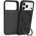 Калъф за iPhone 17 Pro Max - Torras - QPRO Silicone Series - Черен