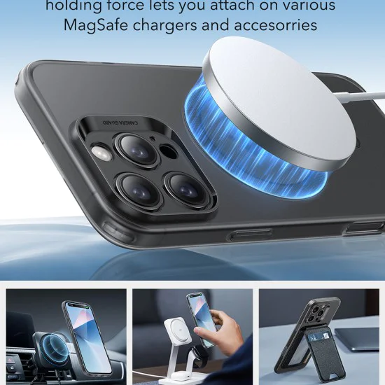 Калъф за iPhone 16 Pro - ESR Zero HaloLock - Кафяв